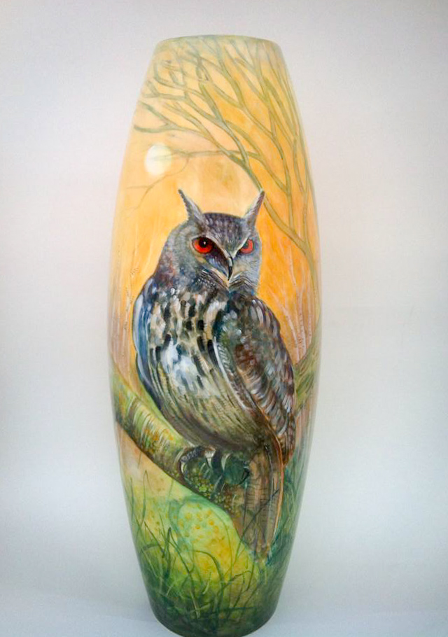 Owl Vase 002